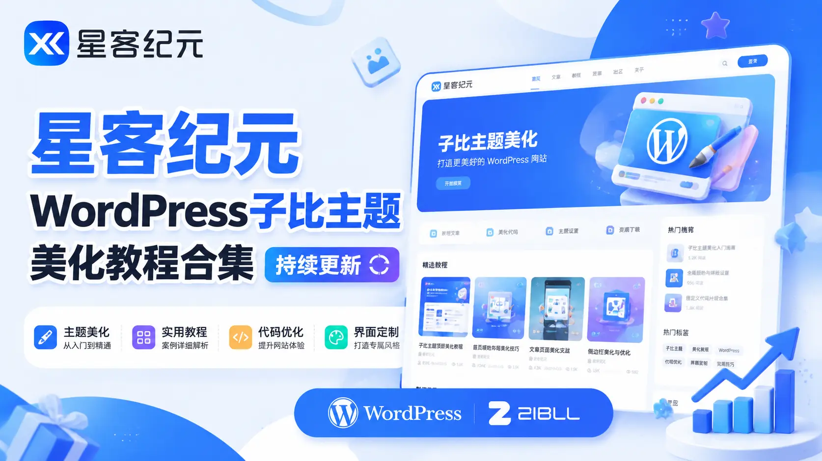 WordPress子比主题美化教程合集(持续更新)